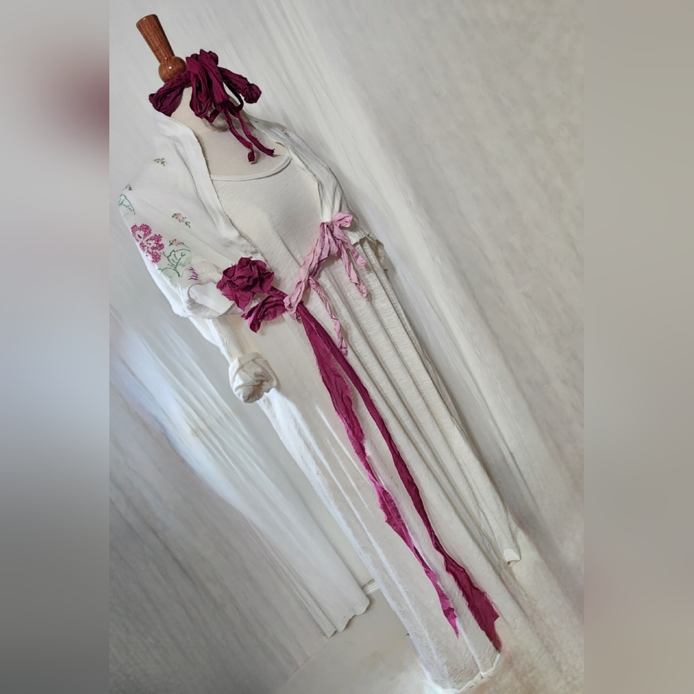 Caplett-Overlay OOAK 💜NWT MOSSIE ANNA ARTISAN DESIGN